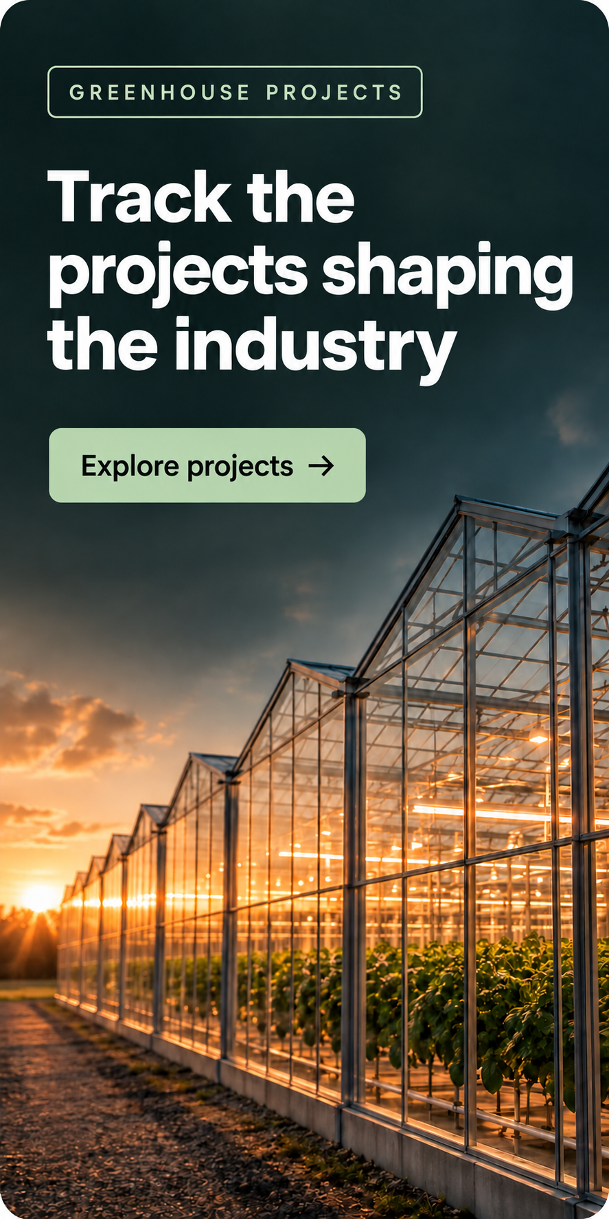 Track the projects shaping the industry