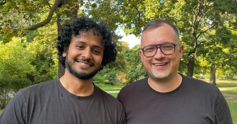 The hexafarms founders pictured in the company's funding announcement