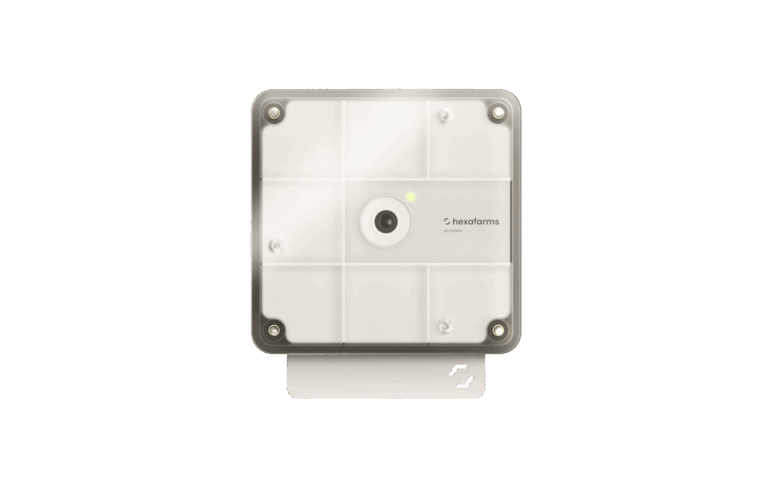 hexafarms Insight Station camera unit in an official product image