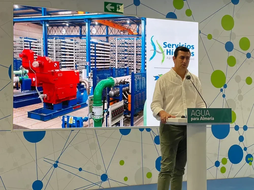 Water infrastructure presentation in Almería